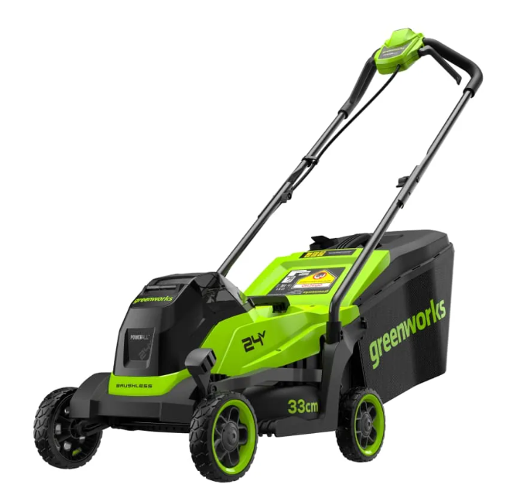 Газонокосилка аккумуляторная Greenworks GD24LM331, 24V, 33 см, (2520607)