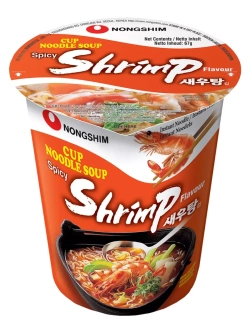 Лапша пшеничная острая Shrimp с креветками 67 г * 2 шт