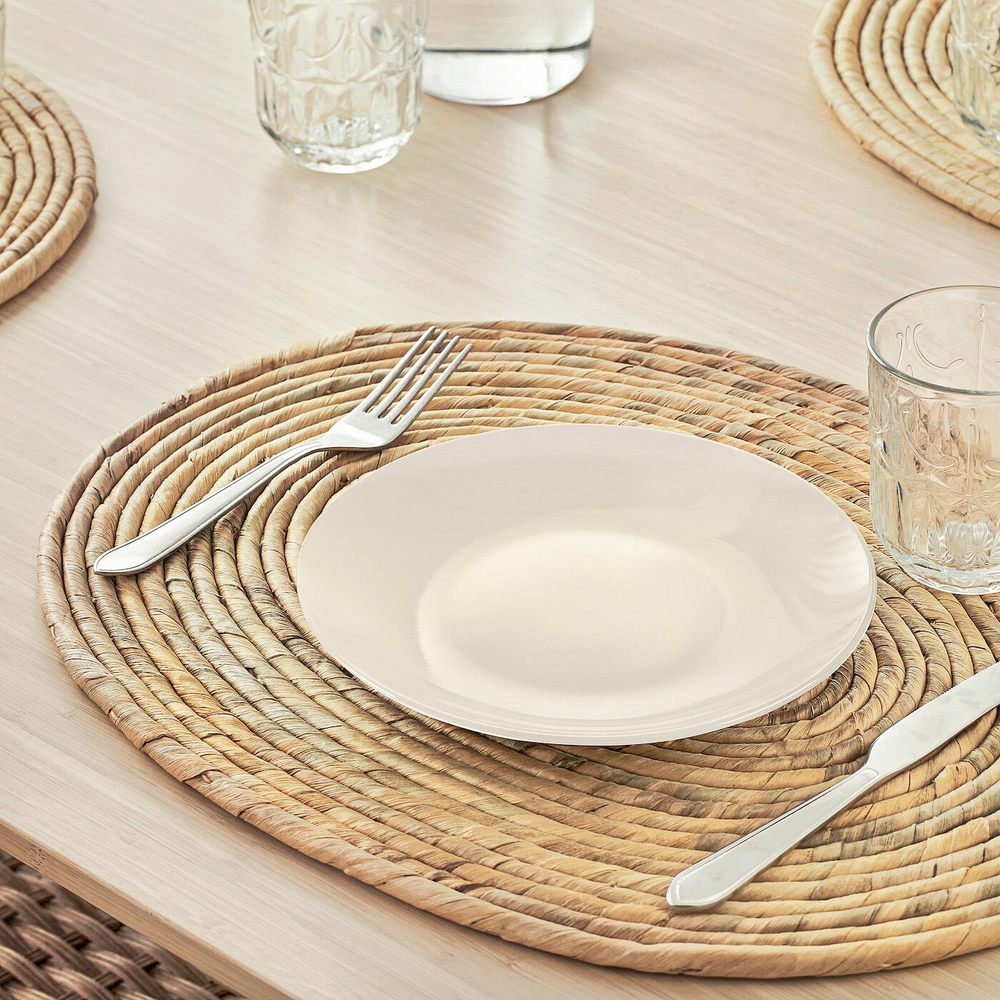 IKEA STAMSILL  (ИКЕА СТАМСИЛЛ)  -  Коврик, водяной гиацинт/камыш ручной работы, 45x35 см