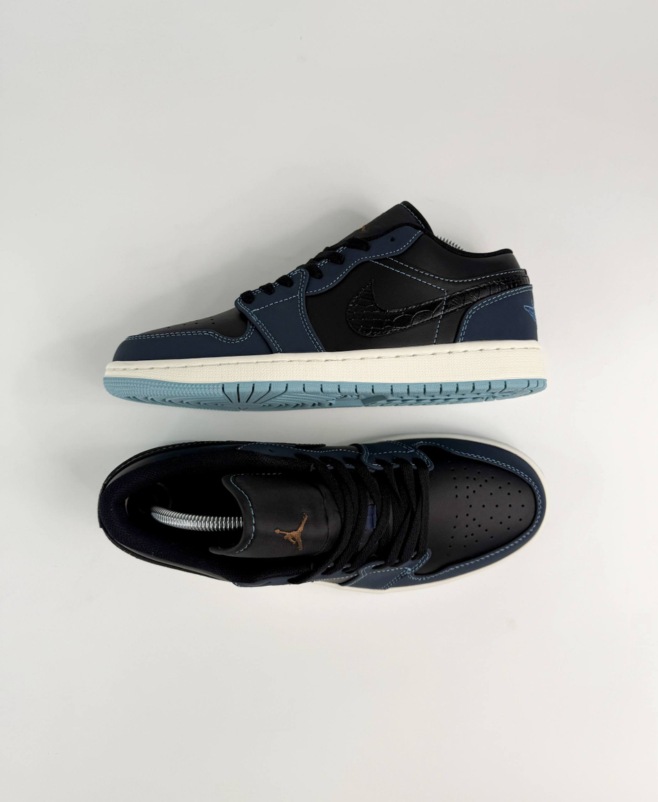 Кроссовки Nike Air Jordan 1 Low SE #B108 (син.)