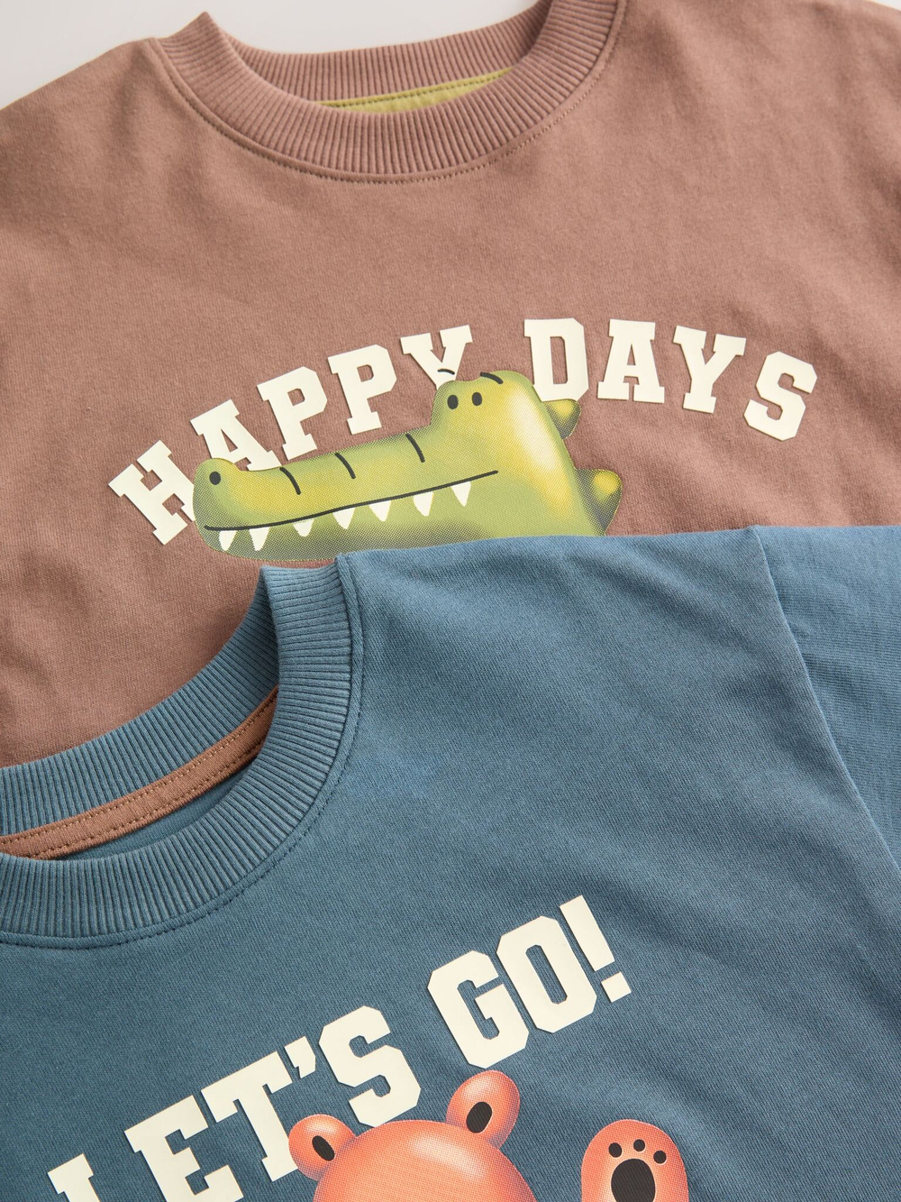 Пижама для мальчика Next AJ0-533, 2 шт., Коричневый, Синий