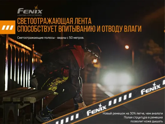 Фонарь Fenix Мод. HM23 (240лм-63м)(светодиод: Cree нейтрально белый)(43г)