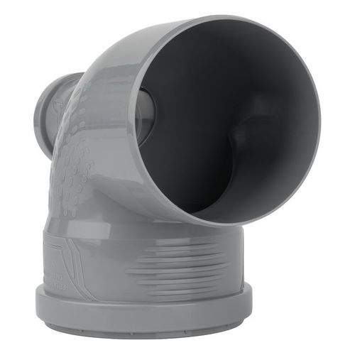 Отвод канализационный с фронтальным выходом вверх RTP 110х50 мм 90°