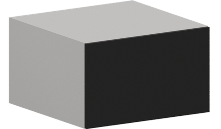 Кухня Модуль ШВГ 610 Графит / Черный матовый