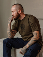 Футболка Варгградъ мужская Хаки «Аляска 2004»