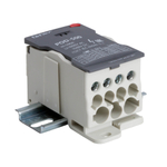 Блок распределительный, винтовой зажим, плоский 24x8 мм, 2x35 кв.мм, 5x16 кв.мм, 4х10 кв.мм