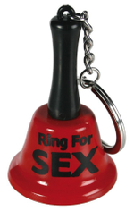 Брелок-колокольчик Ring for Sex (Цвет: красный с черным)