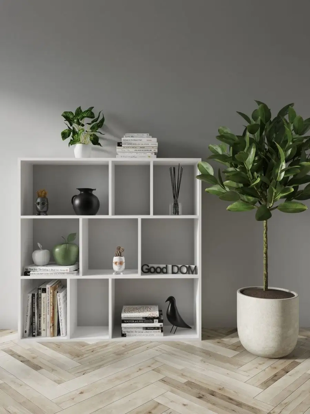 Стеллаж напольный для игрушек