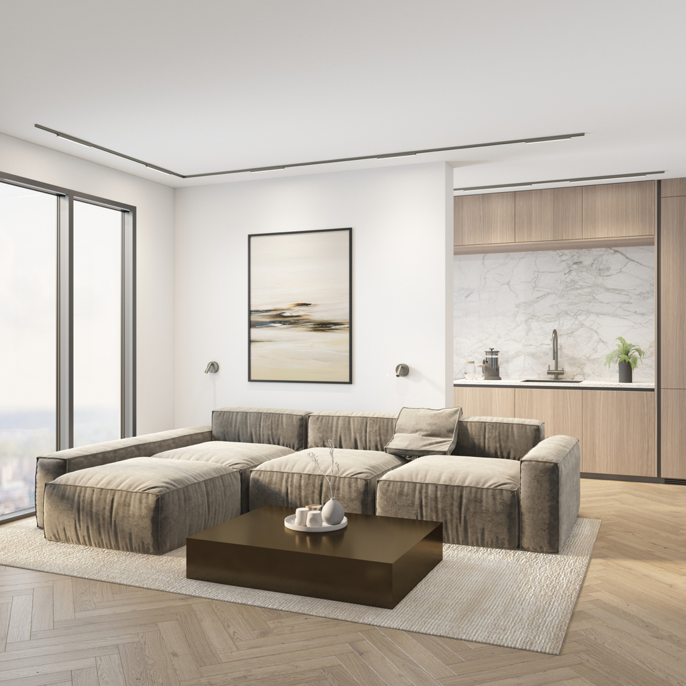 DK5751-DN Светильник для трека SHINE LINEAR со светодиодом, L301*W19*H27, 48V DC, 12W, RA?90, 3000K, IP20, темный никель, алюминий