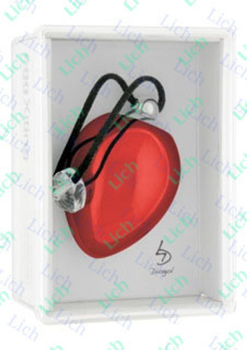 Красное виброяичко с кристаллом Swarovski EggXitting, 3.8 см