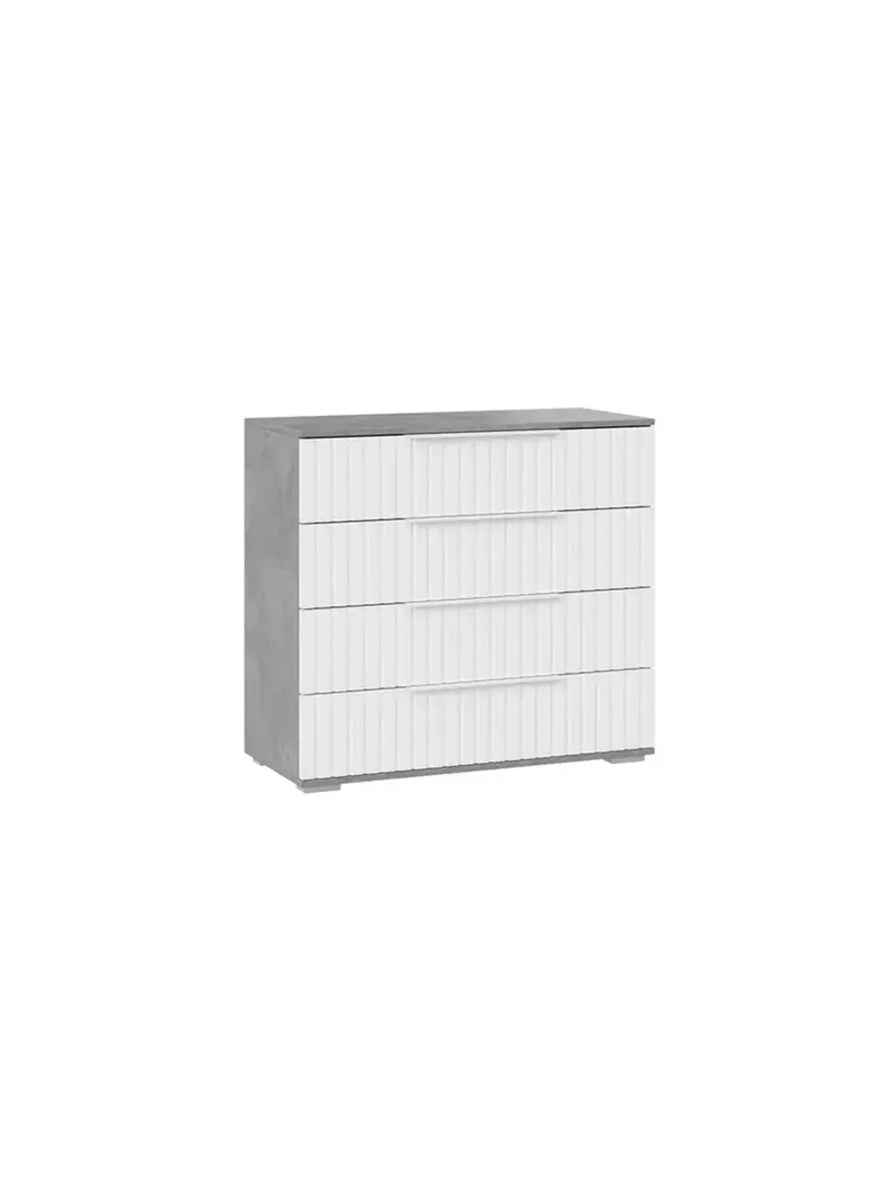 Комод для одежды Ателье светлый 4 ящика 92х41х84 см