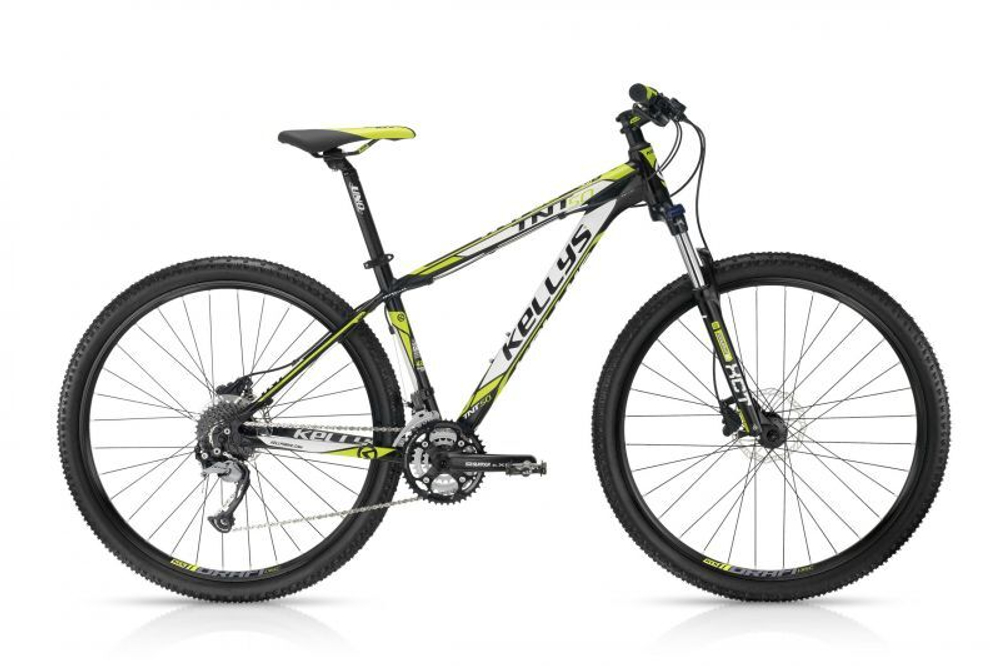 Велосипед TNT 50 Black Lime (рама 19)