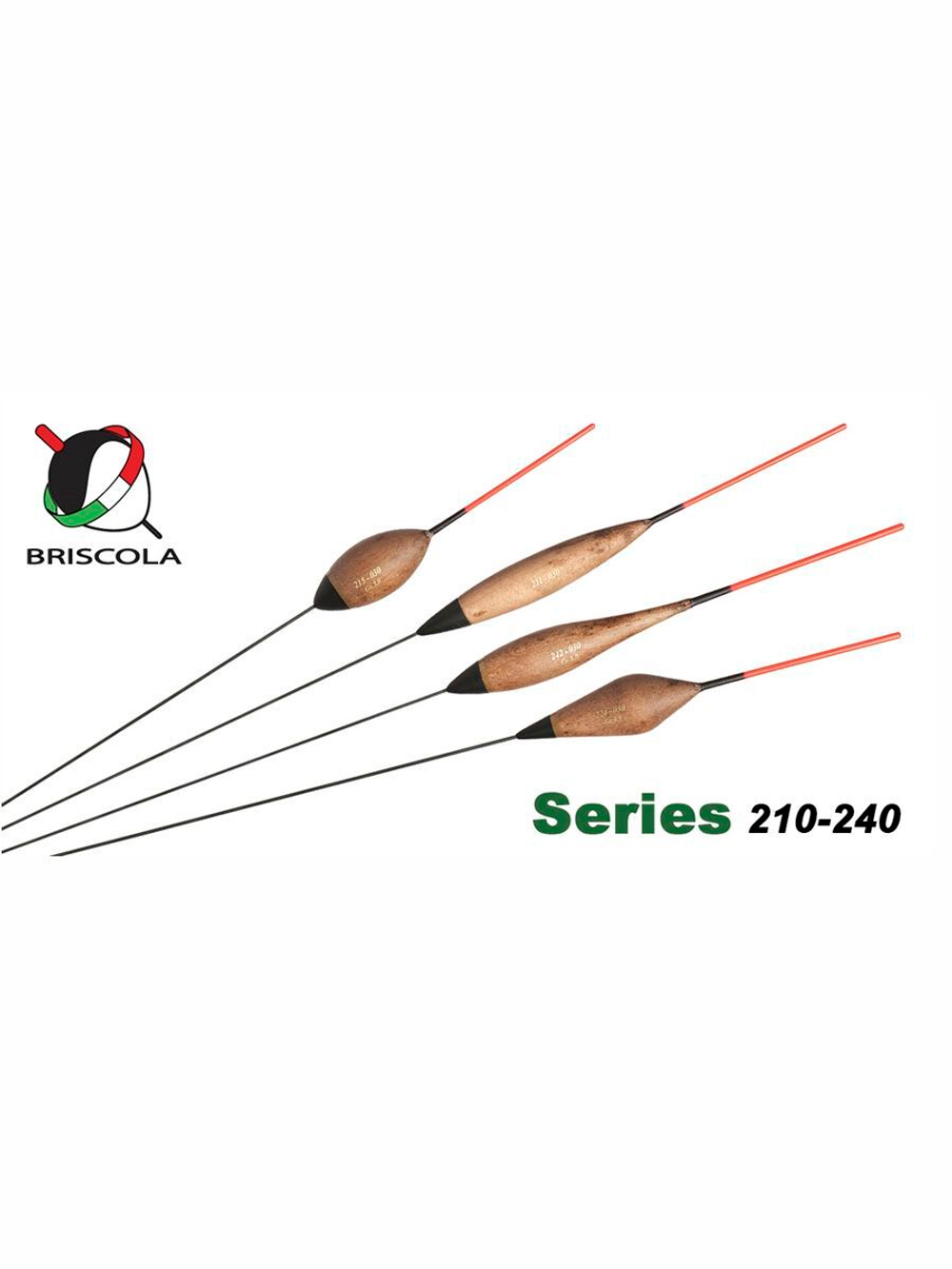 Поплавок для рыбалки Briscola BS-231-015 бальсовый, спортивный, карбоновый киль, пластиковая антенна, в упаковке 10 штук