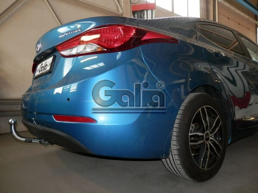 Фаркоп оцинкованный Galia H099A для Hyundai Elantra 2011-2016(паспорт и сертификат в комплекте)(без электрики)