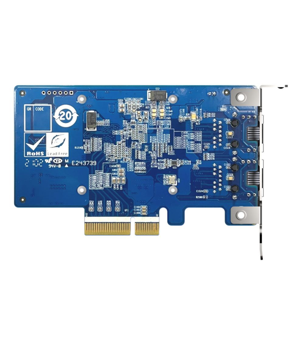 Карта расширения QNAP Expansion Card QXG-10G2T-X710 PCIe Gen3x4 2x10GbE(BASE-T)