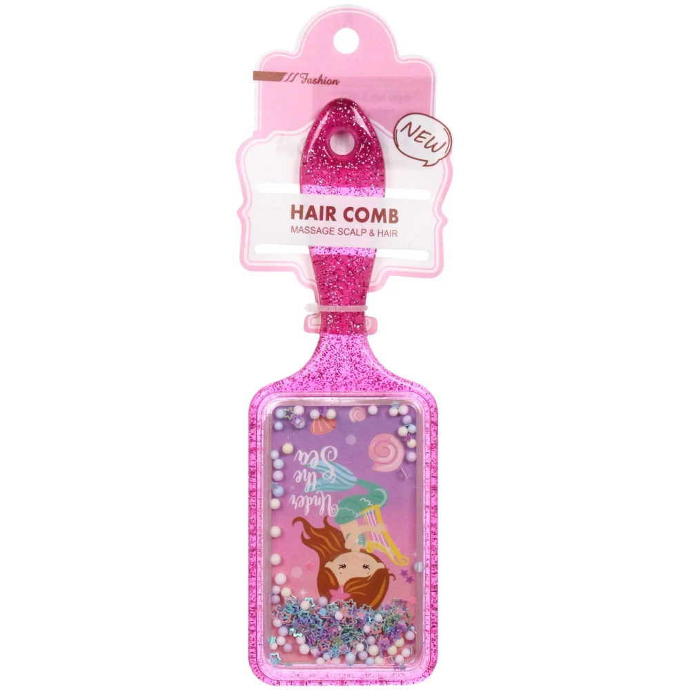 Расческа массажная «Baby House Boom», микс 4 вида Русалочки, 18,5*6см