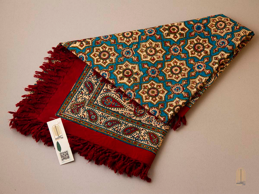 Иранская скатерть каламкари Ghalamkar Esfahan 100 х 100 20720313 Иран