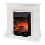 Каминокомплект Real Flame Selena STD WT с очагом Majestic Lux Black RC (без пульта)