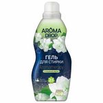 Гель для стирки 2 в 1, 1000 г, AROMA DROP "Жасмин и ветивер", 25291