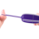 Фиолетовое виброяйцо 6,9см с пультом ДУ Pretty Love Selkie-Youth BI-014865WL