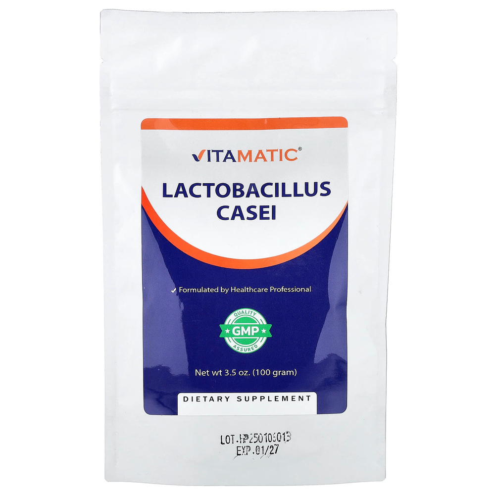 Vitamatic, лактобактерии казеи (Lactobacillus casei), 100 г (3,5 унции)