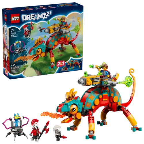 Конструктор LEGO DREAMZzz 71492 Огненный хамелеон Матео