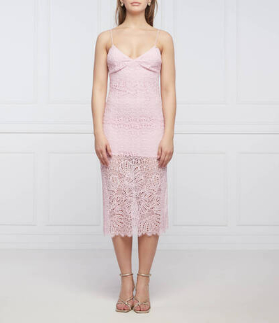 кружевное платье Patrizia Pepe - розовый(2A2427 A079)