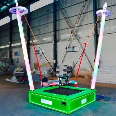 Банджи-батут «Космо-джамп», 1-местный, 2×2×4 м