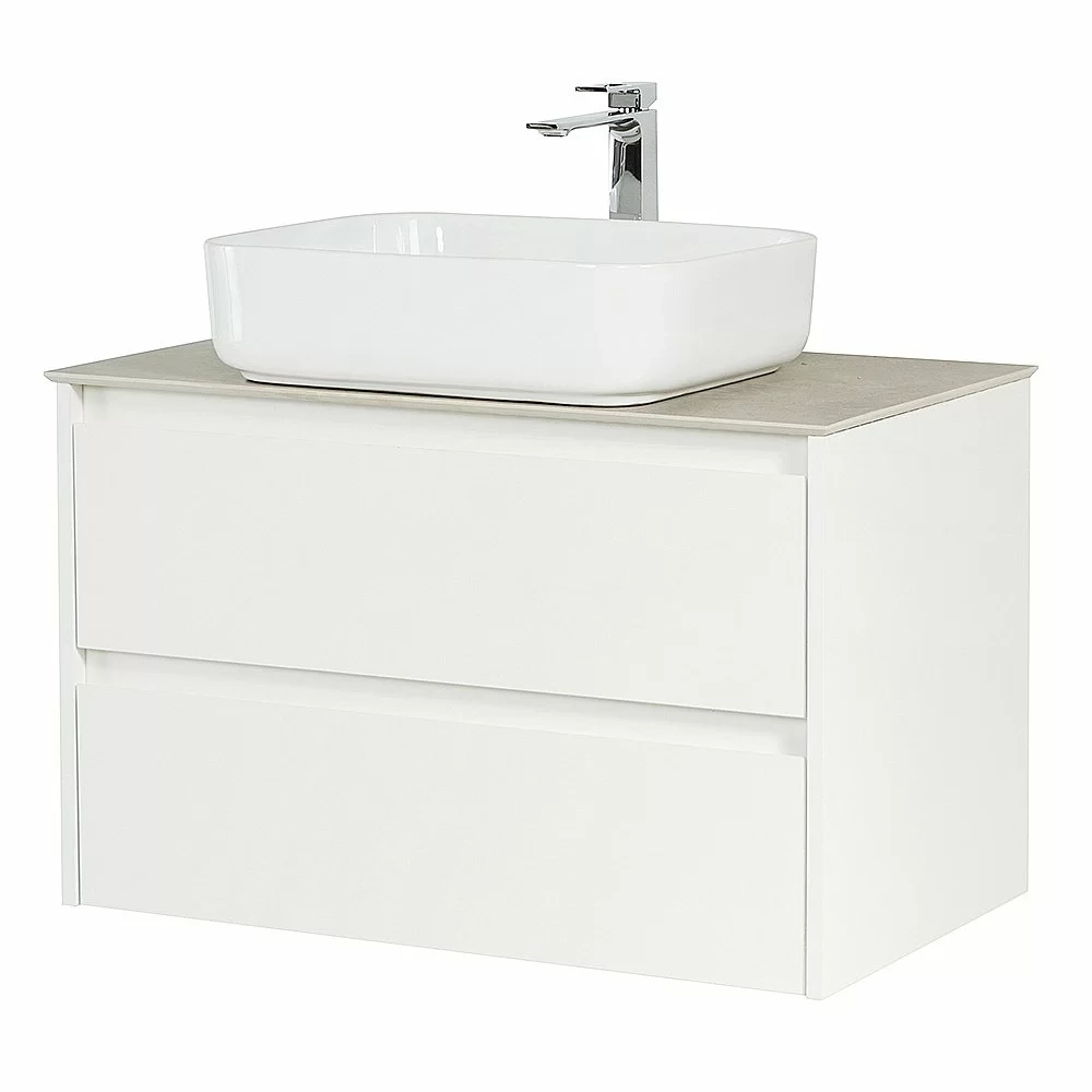 Тумба с раковиной и столешницей BelBagno KRAFT 100 Bianco Opaco
