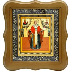 Икона Николай Чудотворец Можайский (Ратный) для молитвы о воинах.