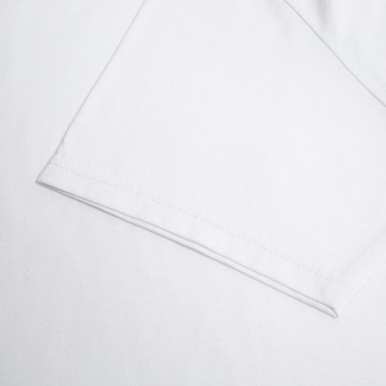 Купить футболку мужскую из хлопка цвет  белый