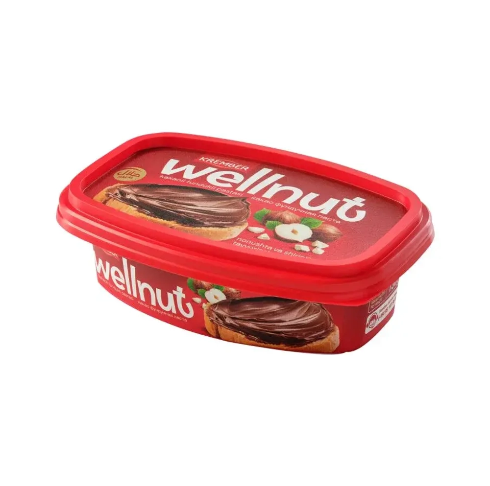 Паста какао-фундучная WELLNUT 150г. (155руб./шт.) (36шт./кор.) (импорт) ООО ГЛОБАЛ