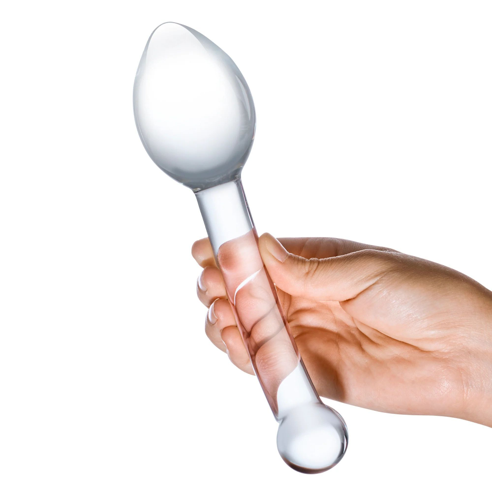 Прозрачная капля для массажа простаты Pure Slider