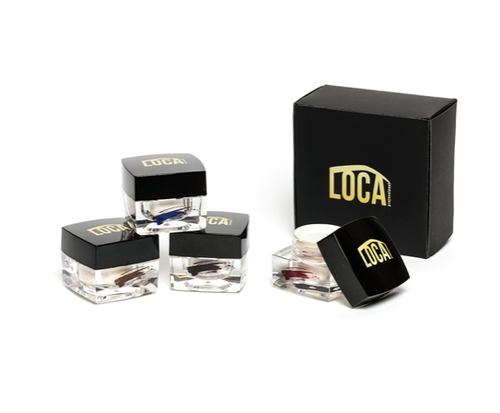 Набор красок для ресниц и бровей LOCA, 4 гр