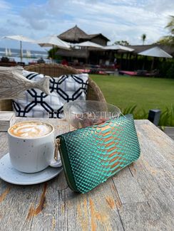 Кошелёк из кожи питона WA-150