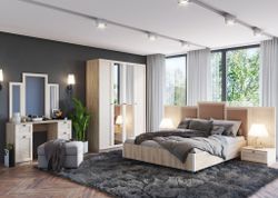 Кровать 1,4 мяг. спинка "Филадельфия" без основания СФ-15