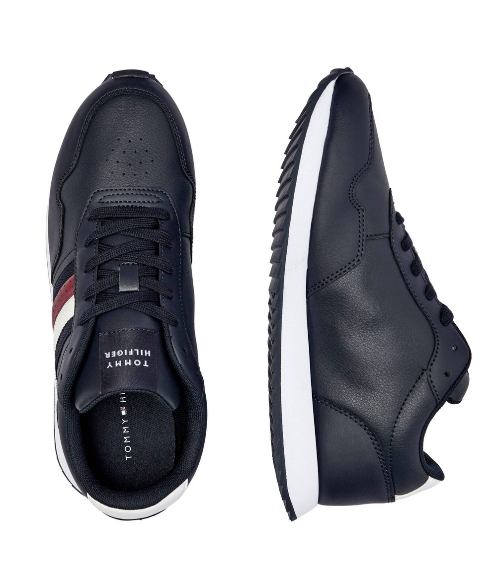 Кожаные кроссовки Tommy Hilfiger - темно-синий(FM0FM05121)
