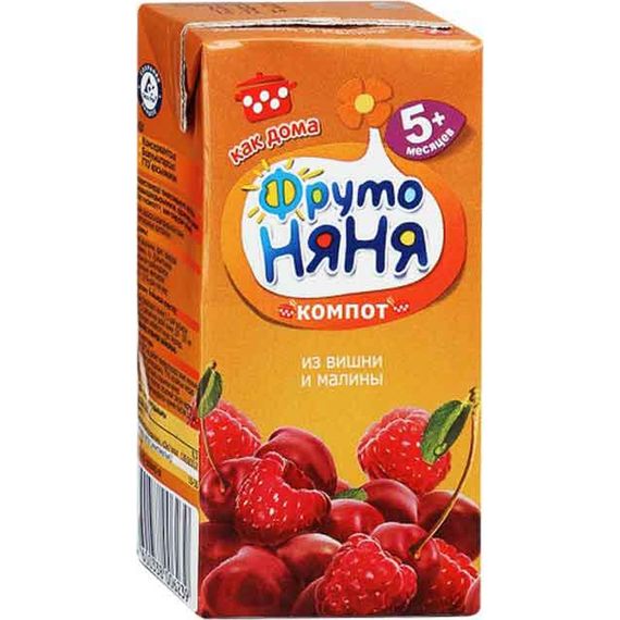FRUTONANNY. 0,2 L. Kompot. Albalı, moruq (5+ ay) (1x18)