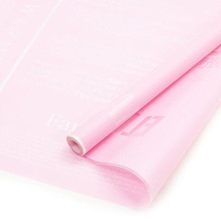 Упаковочная матовая пленка (0,6*10,3 м) Solo, Розовый, 1 шт.