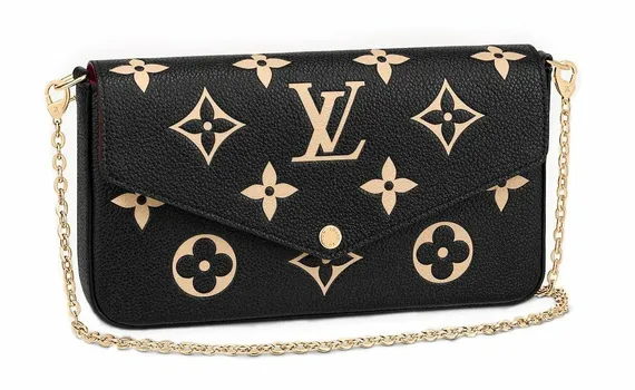Клатч женский Louis Vuitton Felicie черный