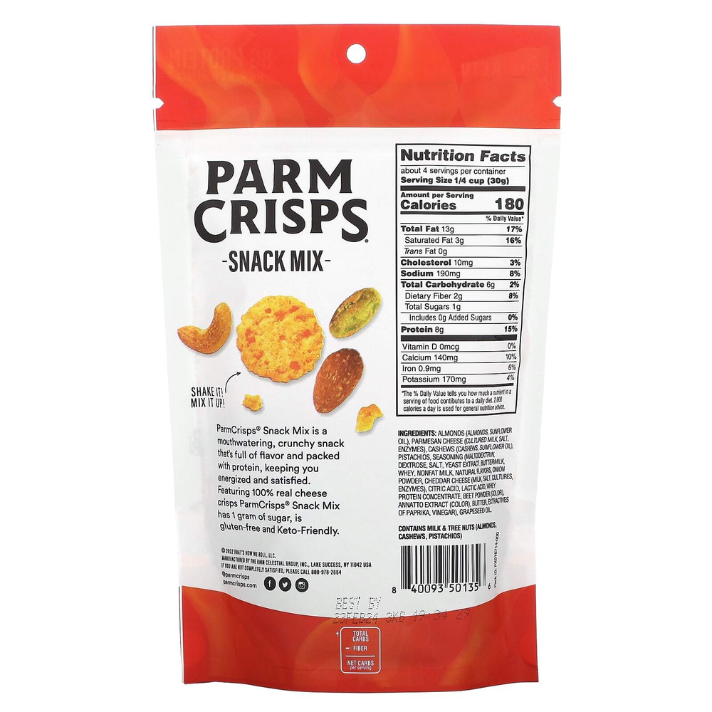 ParmCrisps, смесь для снеков, Screamin' Hot, 113 г (4 унции)