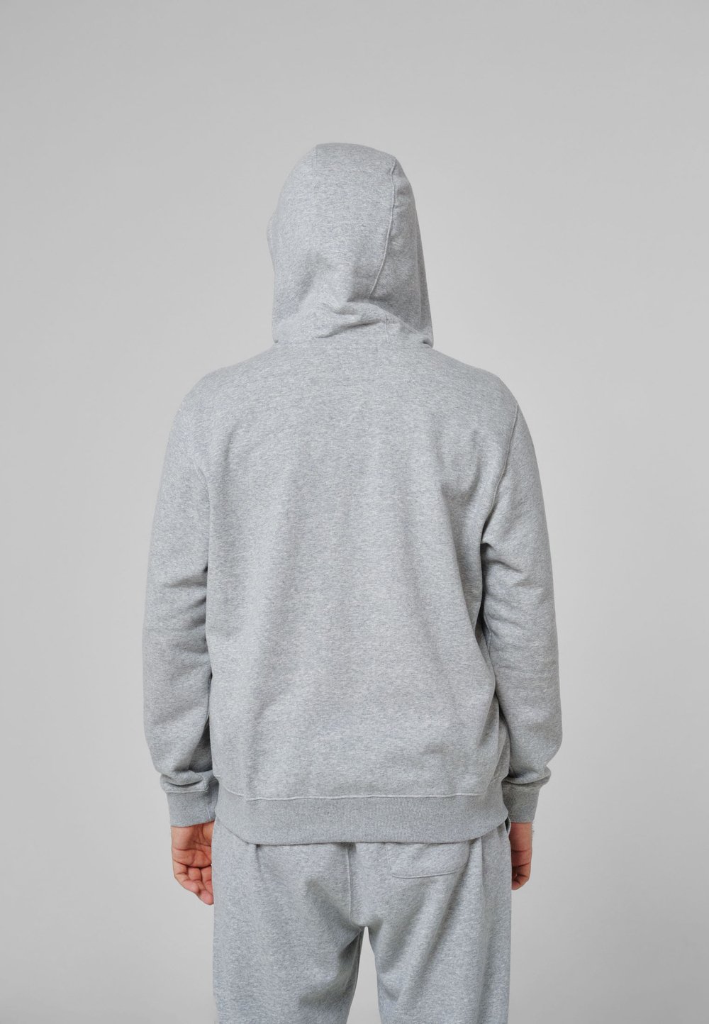 Кофта на замке с капюшоном трикотаж ARGYMAQ GREY
