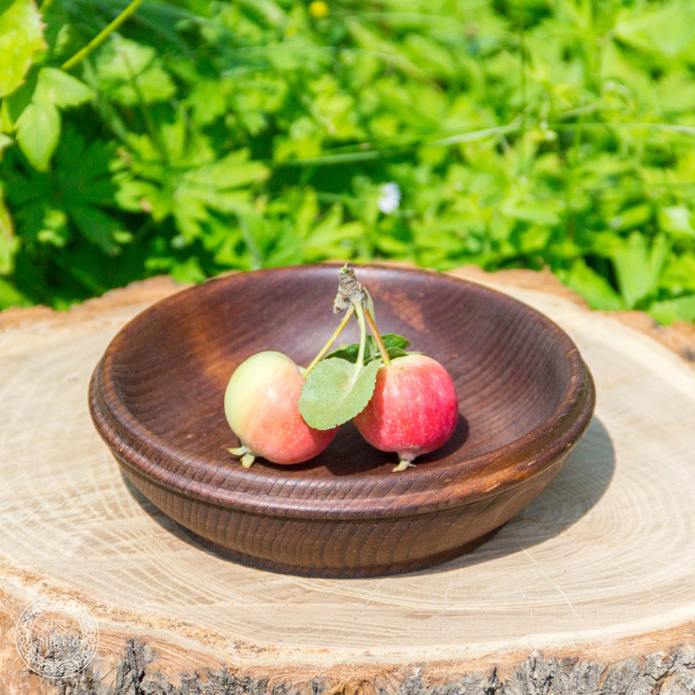 Деревянная тарелочка Art of Siberia из натурального дерева Сибирский Кедр T30