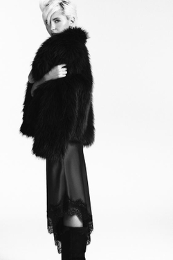 ZARA АТЛАСНАЯ ЮБКА С КРУЖЕВОМ, ТЕМНО-СЕРЫЙ