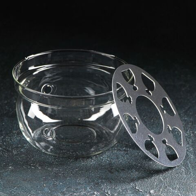 Подставка стеклянная для подогрева «Огонёк», d=13 см