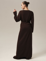 C0385-03 т.коричневый L-XL/164 Кардиган dbr