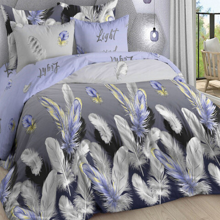 Комплект постельного белья "ВЛ. БРИЗ", бязь Премиум, 100% хлопок, Россия.