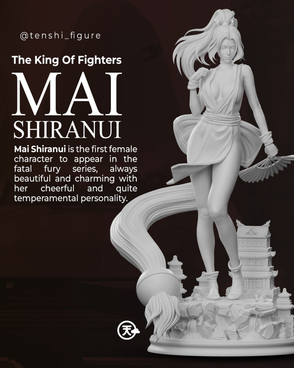 Май Сирануй Король бойцов Фатальная ярость Mai Shiranui King of Fighters Fatal Fury Фигурка
