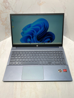 Ноутбук HP Pavilion 15-eh0047ur. Производитель CPU: AMD, Линейка CPU: Ryzen 3, CPU: Ryzen 3 4300U, RAM: 8Gb, SSD: 512Gb, GPU: AMD Radeon, Диагональ: 15.6", Разрешение: 1920*1080, Тип экрана: IPS, OS: DOS, Цвет: Черный, BackLight: LED, Состояние: C1