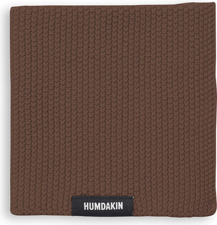 Полотенце кухонное Humdakin 93 Knitted Dishcloth, хлопок, 28 28 см, коричневое